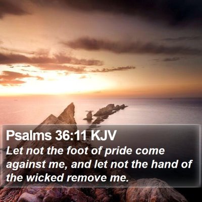 Psalms 36:11 KJV Bible Verse Image
