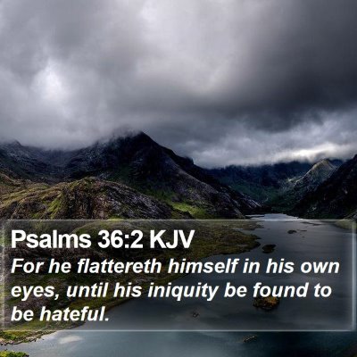 Psalms 36:2 KJV Bible Verse Image