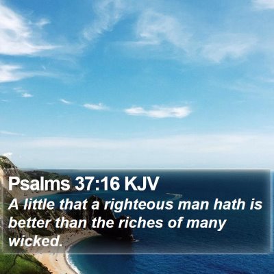 Psalms 37:16 KJV Bible Verse Image