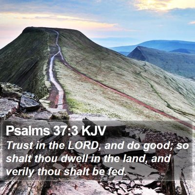 Psalms 37:3 KJV Bible Verse Image