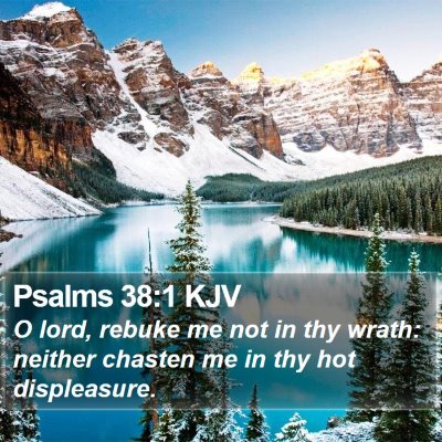 Psalms 38:1 KJV Bible Verse Image
