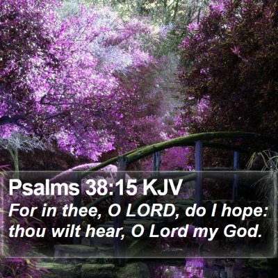 Psalms 38:15 KJV Bible Verse Image