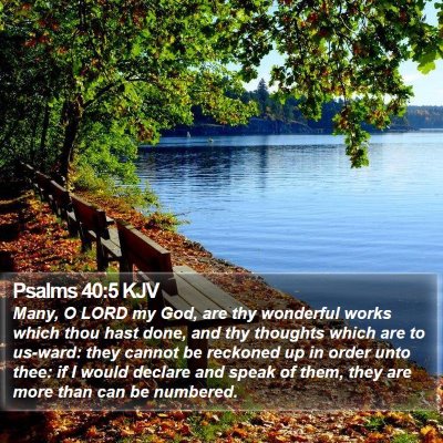 Psalms 40:5 KJV Bible Verse Image