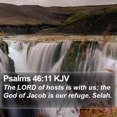 Psalms 46:11 KJV Bible Verse Image