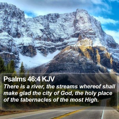 Psalms 46:4 KJV Bible Verse Image