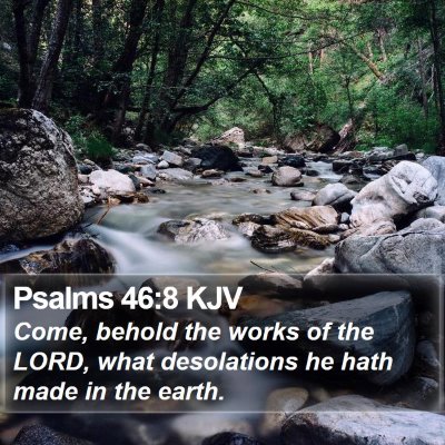 Psalms 46:8 KJV Bible Verse Image