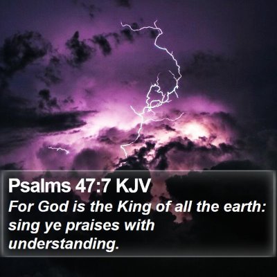 Psalms 47:7 KJV Bible Verse Image