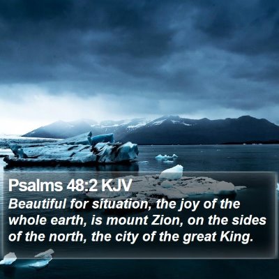 Psalms 48:2 KJV Bible Verse Image