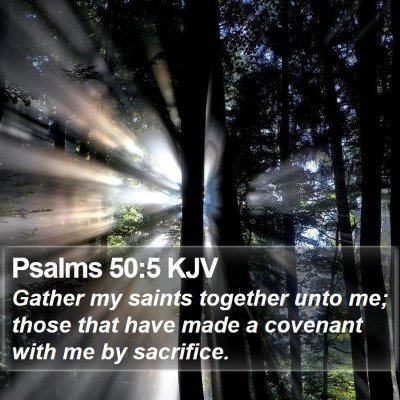 Psalms 50:5 KJV Bible Verse Image