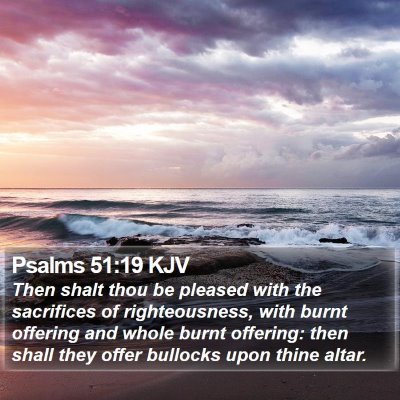 Psalms 51:19 KJV Bible Verse Image