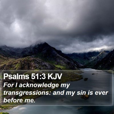 Psalms 51:3 KJV Bible Verse Image