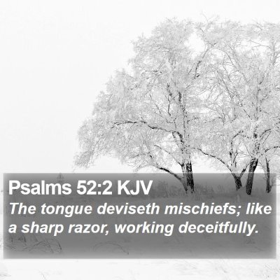 Psalms 52:2 KJV Bible Verse Image