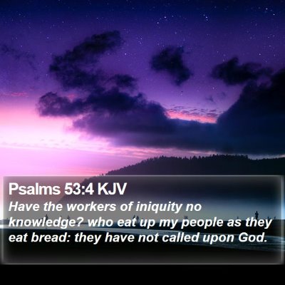 Psalms 53:4 KJV Bible Verse Image