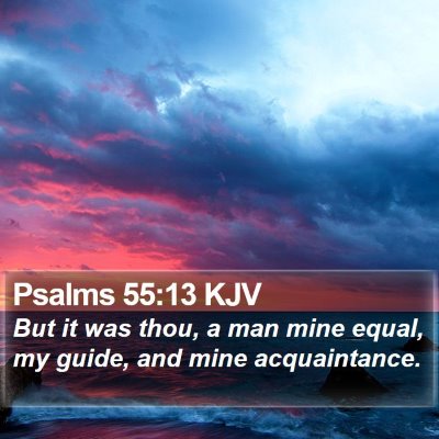 Psalms 55:13 KJV Bible Verse Image
