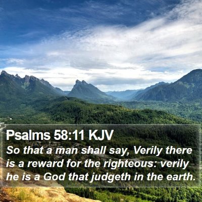 Psalms 58:11 KJV Bible Verse Image