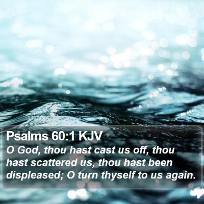 Psalms 60:1 KJV Bible Verse Image