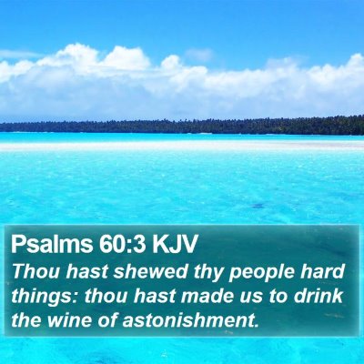 Psalms 60:3 KJV Bible Verse Image