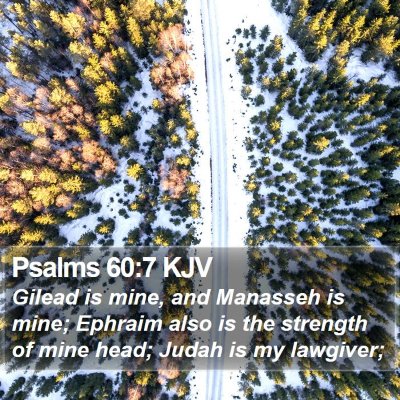 Psalms 60:7 KJV Bible Verse Image