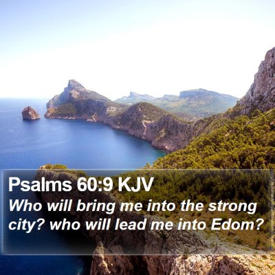 Psalms 60:9 KJV Bible Verse Image