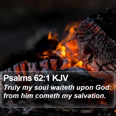 Psalms 62:1 KJV Bible Verse Image