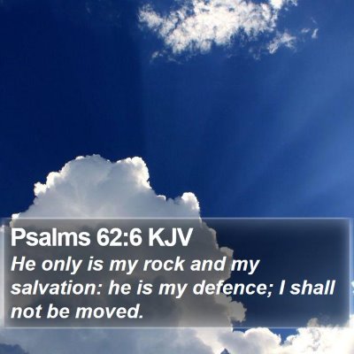Psalms 62:6 KJV Bible Verse Image