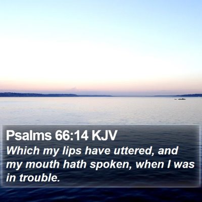 Psalms 66:14 KJV Bible Verse Image
