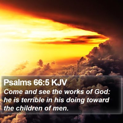 Psalms 66:5 KJV Bible Verse Image