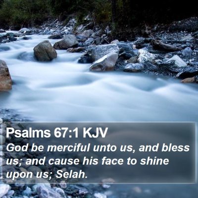Psalms 67:1 KJV Bible Verse Image