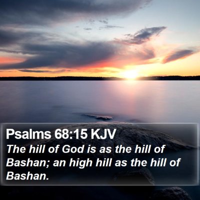 Psalms 68:15 KJV Bible Verse Image