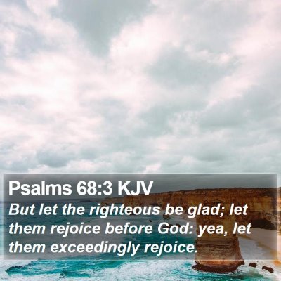 Psalms 68:3 KJV Bible Verse Image