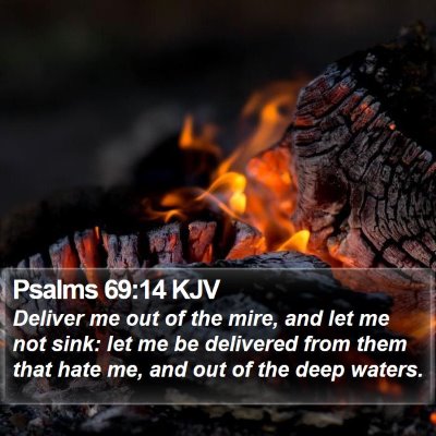 Psalms 69:14 KJV Bible Verse Image