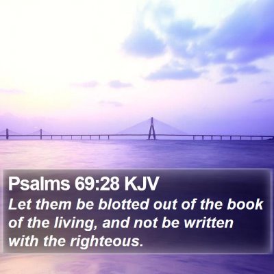 Psalms 69:28 KJV Bible Verse Image