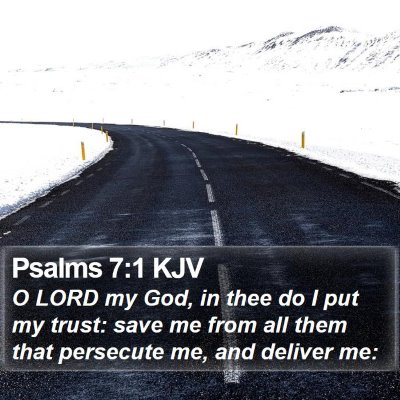 Psalms 7:1 KJV Bible Verse Image