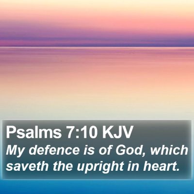 Psalms 7:10 KJV Bible Verse Image