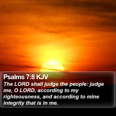 Psalms 7:8 KJV Bible Verse Image