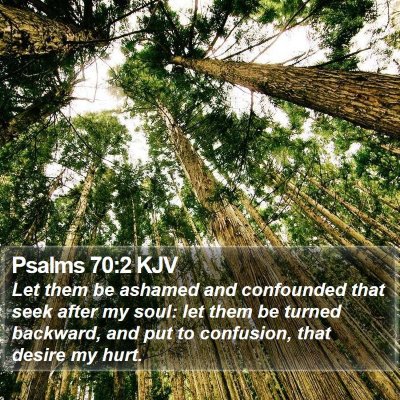 Psalms 70:2 KJV Bible Verse Image