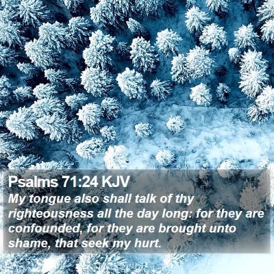 Psalms 71:24 KJV Bible Verse Image