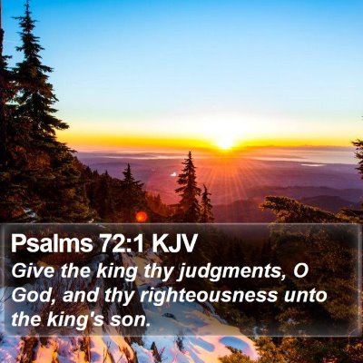 Psalms 72:1 KJV Bible Verse Image