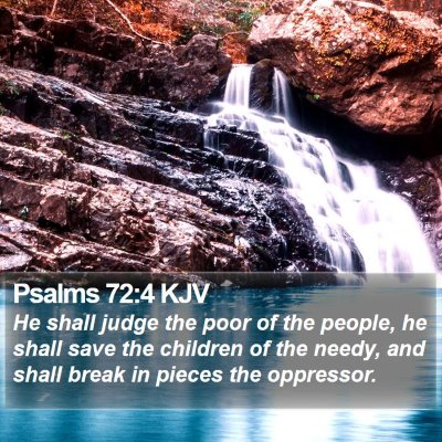 Psalms 72:4 KJV Bible Verse Image