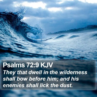 Psalms 72:9 KJV Bible Verse Image