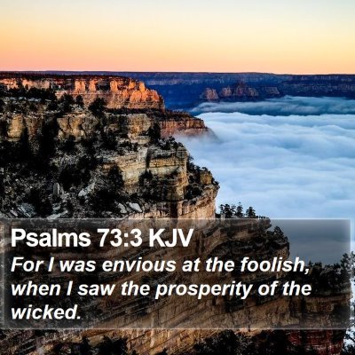 Psalms 73:3 KJV Bible Verse Image