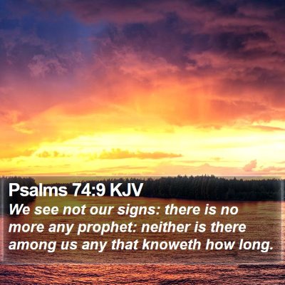 Psalms 74:9 KJV Bible Verse Image