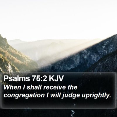 Psalms 75:2 KJV Bible Verse Image