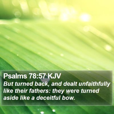 Psalms 78:57 KJV Bible Verse Image