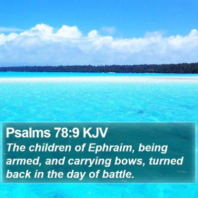 Psalms 78:9 KJV Bible Verse Image
