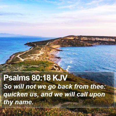 Psalms 80:18 KJV Bible Verse Image
