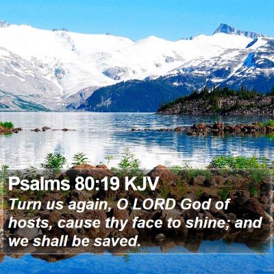 Psalms 80:19 KJV Bible Verse Image