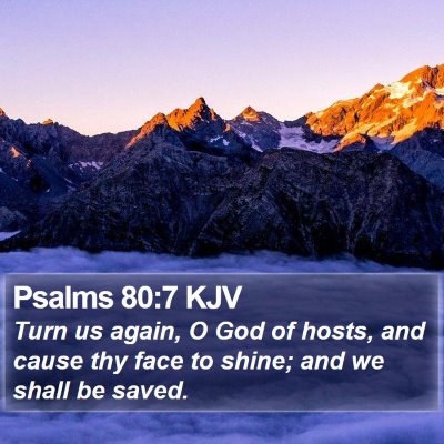 Psalms 80:7 KJV Bible Verse Image