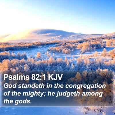 Psalms 82:1 KJV Bible Verse Image