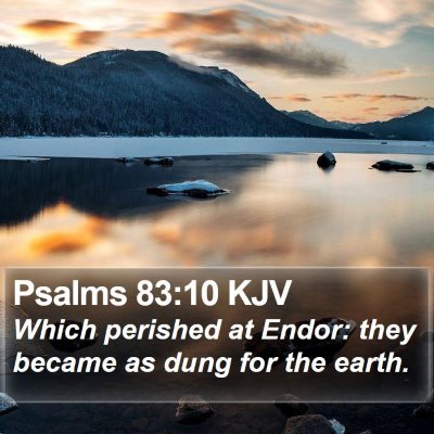 Psalms 83:10 KJV Bible Verse Image